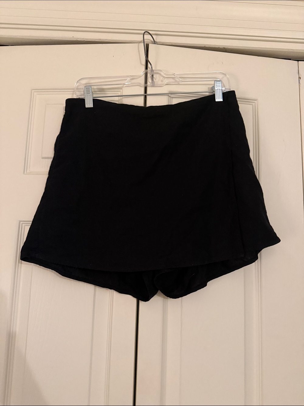 Old Navy Linen Blend Faux Wrap Skort